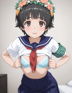 [langust022] Uiharu Kazari Railgun [AI Generated]