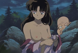 犬夜叉 珊瑚 & かごめ vs 覗き魔おじさん 中編 [AI Generated]