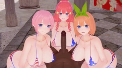 [Drown] America yaaaaa! Nakano quintuplets x BBC set