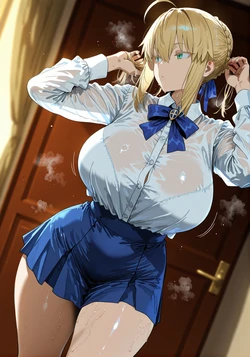 Toromiya - Artoria Pendragon青セイバー1 [AI Generated]