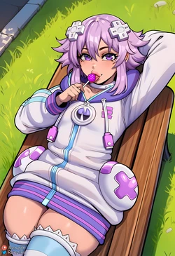 [Renz3n] Neptune (Hyperdimension Neptunia) [AI Generated]