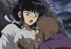 犬夜叉 桔梗 vs 哀れな即身仏おじいさん [AI Generated]