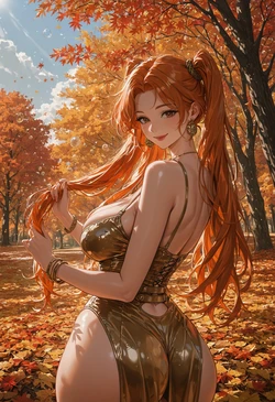 [HenryBoya] Tailcoat's Autumn Leaf Peek - Nami [AI Generated]