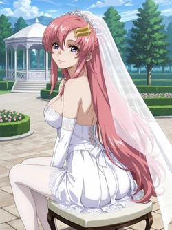 [Kurohime] Lacus Clyne (Wedding Dress)  [AI Generated]