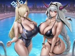 bilibili:残念的小白兔AI生成图 图集[AI Generated]