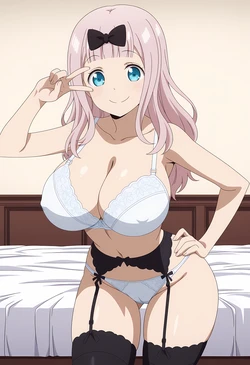 [Aindroidparanoid] Chika Fujiwara - Kaguya-sama wa Kokurasetai [AI Generated]