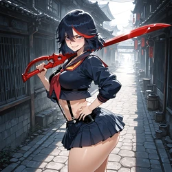 [Miyu] Ryuko Matoi: Hold Your Ground [AI Generated]