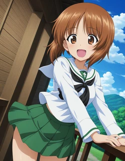 [azusa PATREON] girls und panzer – nishizumi miho 229P [AI Generated]