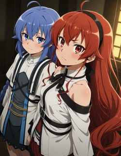 [azusa PATREON] Mushoku Tensei – Eris and Roxy 26P [AI Generated]
