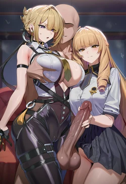 [ChocoPizza] v4c/ffm/3p: evelyn chevalier+ rose oriana preg end 238 [AI Generated]