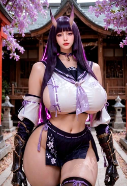 [Akatsuki Ichika World] Oni Sera spicy [AI generated]