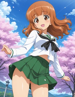 [azusa PATREON] Girls und Panzer – Takebe Saori 235P [AI Generated]