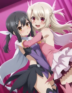 [azusa PATREON] Patreon Members-Only Early Access Prisma illya – illya and Miyu 93P [AI Generated]