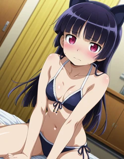 [azusa PATREON] Oreimo – Kuroneko_Gokou Ruri 280P [AI Generated]