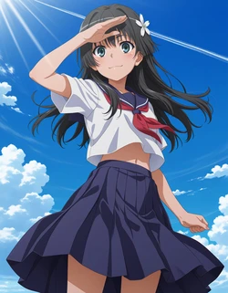 [azusa PATREON] A Certain Scientific Railgun – Saten Ruiko 280P [AI Generated]