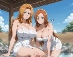 Rangiku+Orihime (EternoAi) [Ai generated]