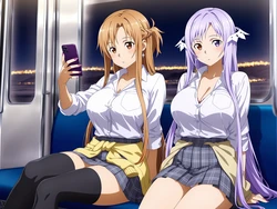 [Rossweisse/Rossweisse155] Asuna (SAO) & Administrator P190+ [AI Generated]