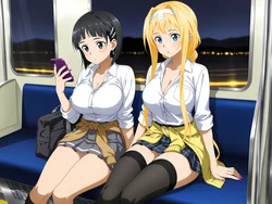 [Rossweisse/Rossweisse155] Kirigaya Suguha & Alice Zuberg P160+ [AI Generated]