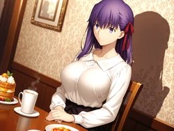 [Rossweisse/Rossweisse155] Matou Sakura P180+ [AI Generated]