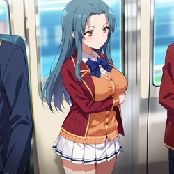 [Pixiv] 九羽辺/Kubabe (113879026) - [Request] Hasebe Haruka Gets Molested [AI Generated]