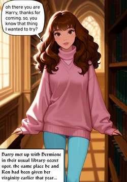 Harry potter- Hermione wants to try anal [AI Generated]