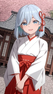 [BBStaff] 神社の世継ぎを作る為、種を貰う甘〇朝姫 (Asahi Amagami) [AI Generated]