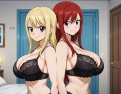 Erza & lucy (EternoAi) [Ai generated]