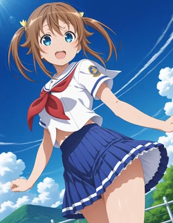 [azusa PATREON] High School Fleet – Misaki Akeno 375P [AI Generated]