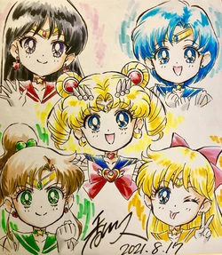 Artist:DanngoDaisuki with sailor moon art