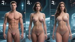 Sci-Fi M2F Transformations [AI Generated]
