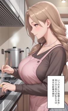 [モコヤツ] セックス中毒巨乳人妻の密かな誘惑 [Ai generated]