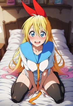 Necromancer893 - 千棘 x 集 / Chitoge x Shuu (83)  (Patreon) [AI Generated]