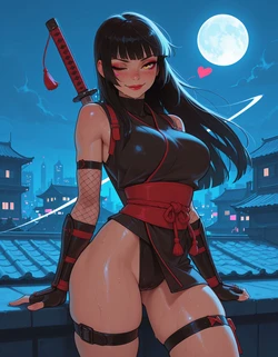 [ecchipeachi] Karai Inspired Ninja [AI Generated]