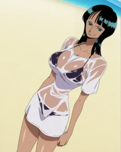 [sticky] Nico Robin Pre-timeskip x BBC [ai generated]