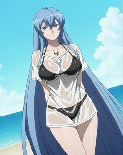 [sticky] Akame ga kill - Esdeath x BBC [ai generated]