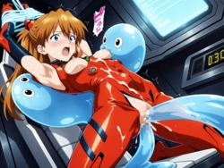 [てっちょん] 囚われた2号機パイロットアスカ [AI Generated]