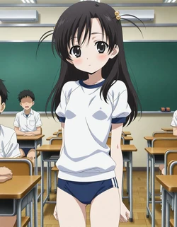 [kintamarantarou] Katsura Kokoro_ Taisoufuku Kenkou Shindan Itazura_ Mushuusei_ 1426-mai (School Days) [AI Generated]