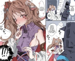 [Rapisu] Ejya-chan to Dokuta 4 peeji | Eyja-Chan and Doctor 4-page (Arknights) [English] [DeppoTL]