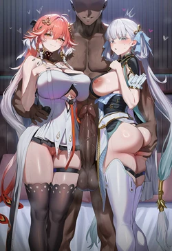 [ChocoPizza] v4c/ffm/3p: changli + jinhsi (wuthering waves) 268 [AI Generated]