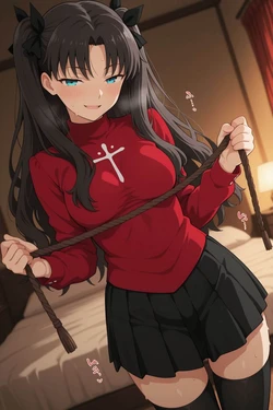 [Ocha no ko] Rin Tohsaka (M) [AI Generated]