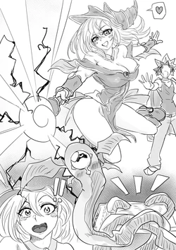 [ぽののぞ] ブラマジ vs 精神寄生体 (遊☆戯☆王)