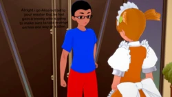 [rainbowkombat] The vampire new maid Naga End