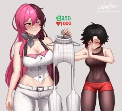 (Cslucaris)Rwby Neo and Ruby Virgin Destroyer with Exclusive