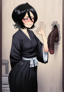 [1-A Dot] Rukia BBC Throatfuck [AI Generated]