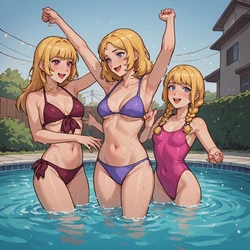 A Very Special and Final Brady Pool Party [AI Generated]