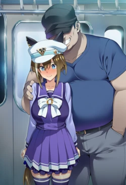 [コクオウ] シュヴァルグラン 電車で [AI Generated]