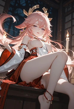[Nagase Rei] Yae Miko 八重神子 [AI Generated]