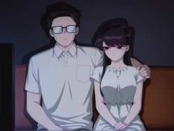 Komi Family Bonding (komi-san wa komyushou desu.）[AI Generated]