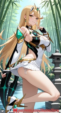 [NatsuYoru] Mythra (Xenoblade) [AI Generated]