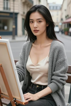 The Painter’s Muse 🎨✨ (AI Generated)